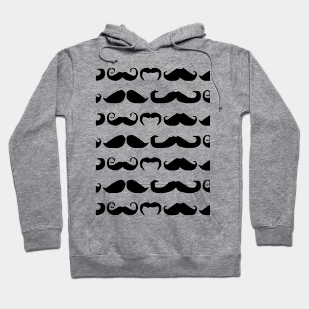 Mustache is cool Hoodie by PolygoneMaste